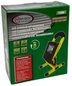 Afbeelding laden in galerijviewer, Enzo led bouwlamp 10w oplaadbaar op statief 4000k ip65 - 5017682