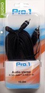 Afbeelding laden in galerijviewer, Enzo pro-1 audio 2 tulp male -> 2 tulp male 10 meter - 9206100