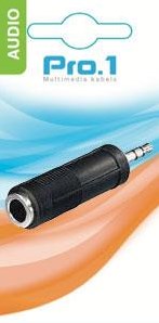 Afbeelding laden in galerijviewer, Enzo pro-1 audio adapt 3,5 jack st -> 6,3 contra stereo 9216600