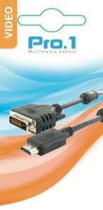 Afbeelding laden in galerijviewer, Enzo pro-1 hdmi kabel hdmi naar dvi 18+1 male 2 meter - 9280700