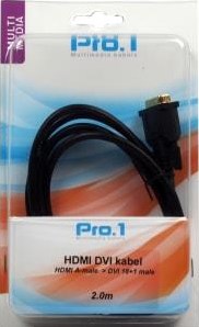 Afbeelding laden in galerijviewer, Enzo pro-1 hdmi kabel hdmi naar dvi 18+1 male 2 meter - 9280700
