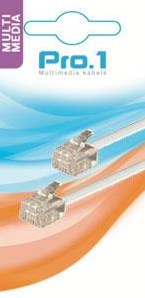 Afbeelding laden in galerijviewer, Enzo pro-1 modulair 6p4c naar 6p4c wit 10 meter - 9297030