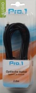 Afbeelding laden in galerijviewer, Enzo pro-1 optisch 2x toslink 3 meter - 9260500
