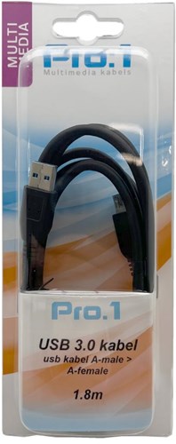 Afbeelding laden in galerijviewer, Enzo pro-1 usb 3.0 a male naar a female 1.8 meter - 9280242