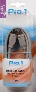 Afbeelding laden in galerijviewer, Enzo pro-1 usb 3.0 a male naar b male 2 meter - 9280230
