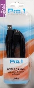 Afbeelding laden in galerijviewer, Enzo pro-1 usb kabel a-male -> a-female 3 meter - 9280222
