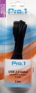 Afbeelding laden in galerijviewer, Enzo pro-1 usb kabel a-male -> a-male 3 meter - 9280212