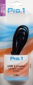 Afbeelding laden in galerijviewer, Enzo pro-1 usb kabel a-male -> b-male 1,8 meter 9280200