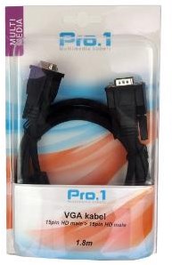 Afbeelding laden in galerijviewer, Enzo pro-1 vga kabel male -> male 1.8 meter - 9276094