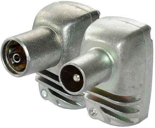 Load image into Gallery viewer, Enzo technetics set 2 stuks coaxpluggen haaks metaal 4g - 2074010