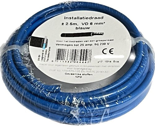 Afbeelding laden in galerijviewer, Enzo vd 6 qmm blauw 2,5 meter 1242072