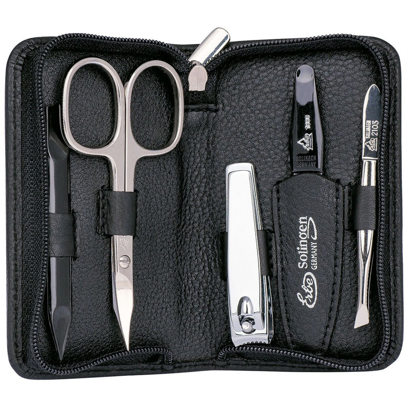 Load image into Gallery viewer, Erbe solingen 5-delige manicure etui zwart (erbe9020)