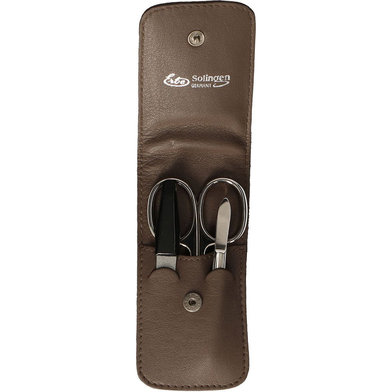 Load image into Gallery viewer, Erbe solingen 3-delige manicure etui taupe (erbe9208)