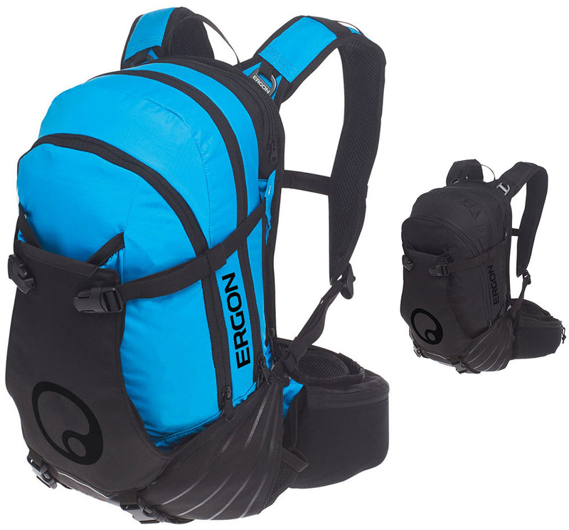 Load image into Gallery viewer, Ergon rugtas BA3 stealth blauw - Enduro All-Mountain - 4-staps verstelbaar - heren - 15 + 2 l - Nylon Polyester