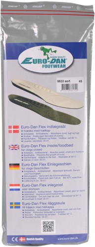 Afbeelding laden in galerijviewer, Euro-dan eurodan e9933 antistatische inlegzool zwart - maat 49 - 00.039.012.49