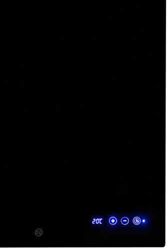 Afbeelding laden in galerijviewer, Eurom sani 800 black wifi badkamer infraroodpaneel | 800 w - 350395