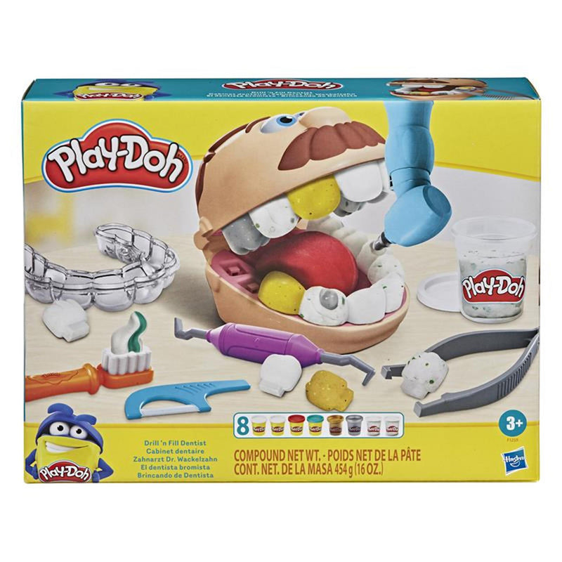 Load image into Gallery viewer, Play-doh top tandarts - 8 kleipotjes