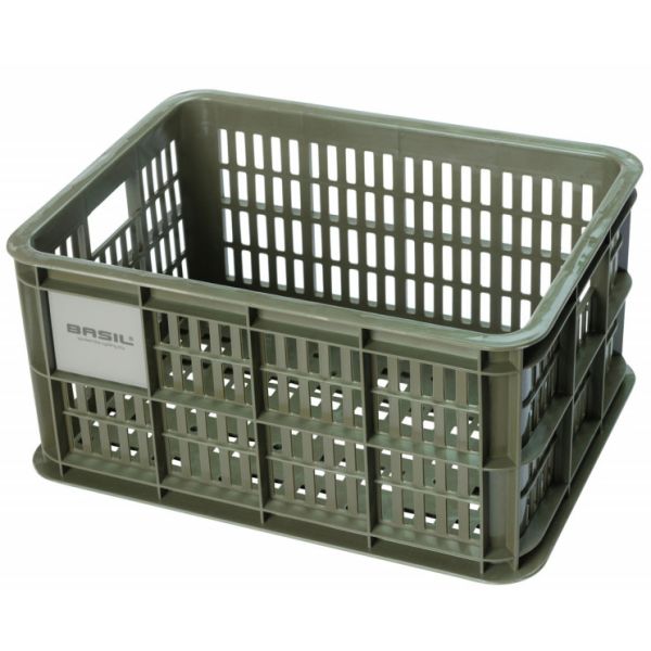 Load image into Gallery viewer, Basil fietskrat S - klein - 17.5 liter - groen