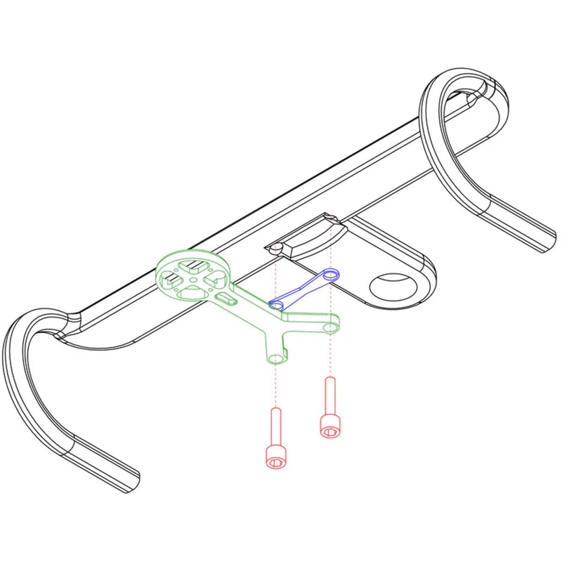 Load image into Gallery viewer, Jrc - garmin stuurhouder computer mount underbar cannondale knot save zwart
