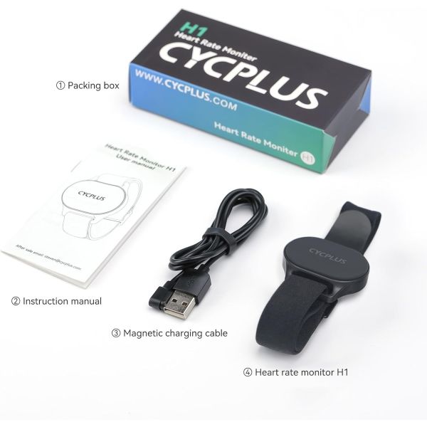 Afbeelding laden in galerijviewer, Cycplus hartslagmeter h1 (armband)