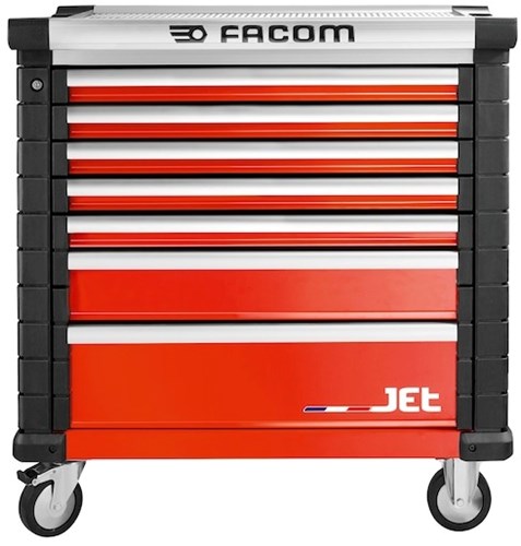 Load image into Gallery viewer, Facom jet gereedschapswagen 7 laden m4 rood - jet.7m4a
