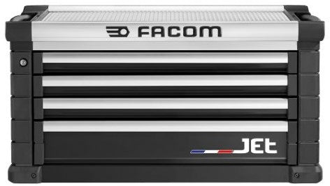 Load image into Gallery viewer, Facom jet topcase 4 laden m4 zwart - jet.c4nm4a - jet.c4nm4a
