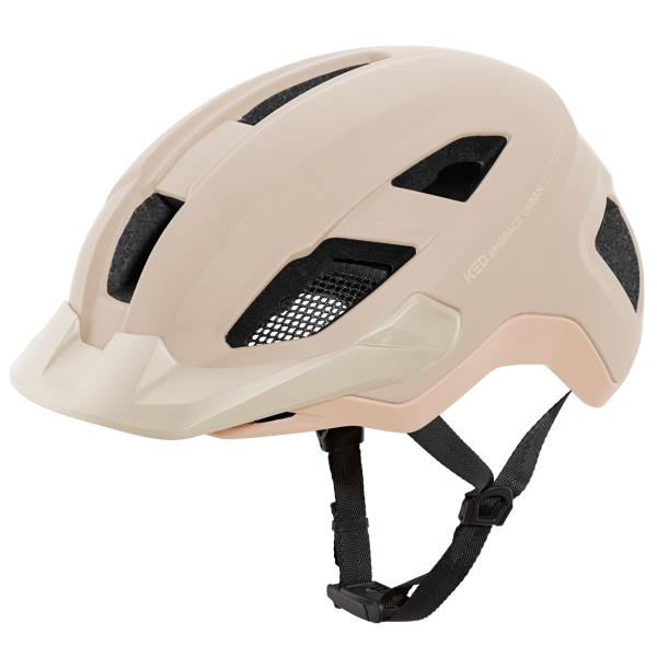 Load image into Gallery viewer, Ked fietshelm embrace urban - l (58-62 cm) - matbeige