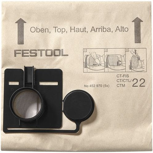 Load image into Gallery viewer, Festool accessoires filterzakken ctl 22 (5x) | 452970