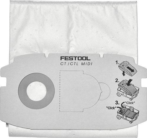 Load image into Gallery viewer, Festool accessoires zelfclean filterzak sc fis-ctl midi (5x) | 498411