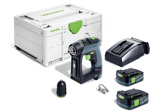 Load image into Gallery viewer, Festool accu-schroefboormachine cxs 12 1,5-plus (2x 2.5ah accu's) - 576864
