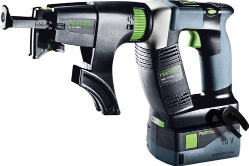 Load image into Gallery viewer, Festool dwc 18-2500 hpc 4.0 i-plus | duradrive accu schroefautomaat 18v 2500rpm in systainer sys3 m 187 (2x 4.0ah accu + lader) - 576498