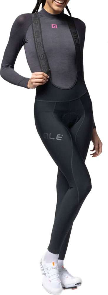 Load image into Gallery viewer, Alé winter - women's bib shorts with pad
