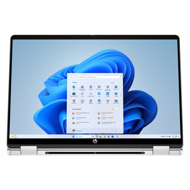 Load image into Gallery viewer, Hp omnibook 5 flip 2-in-1 14-fp0255ndx 14 laptop (zilver | core 5 120u | intel graphics | 16 gb | 512 gb ssd | touch)