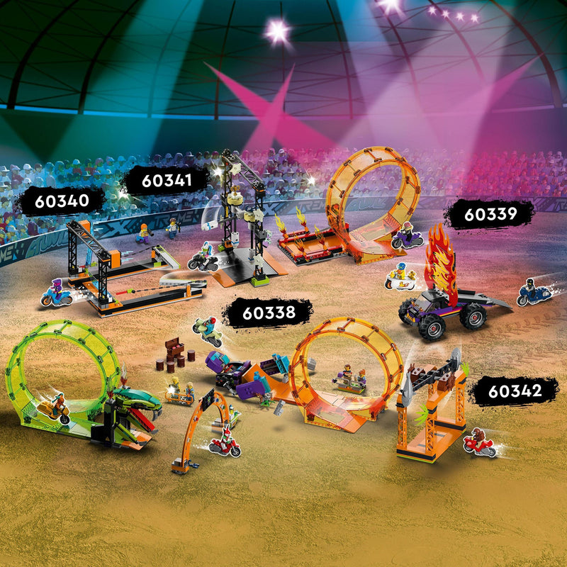Load image into Gallery viewer, Lego city - chimpansee stuntlooping constructiespeelgoed (60338)