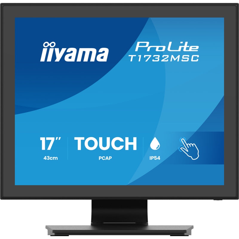 Afbeelding laden in galerijviewer, Iiyama prolite t1732msc-b2s 17 touchscreen monitor (zwart, vga, hdmi, displayport, audio, touchscreen)