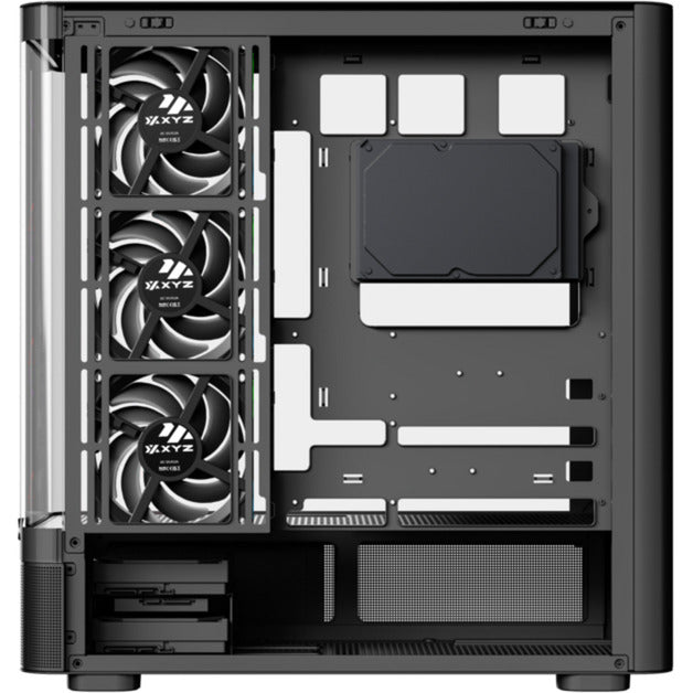 Afbeelding laden in galerijviewer, Xyz pc gear quantum pro midi tower behuizing (zwart | window)