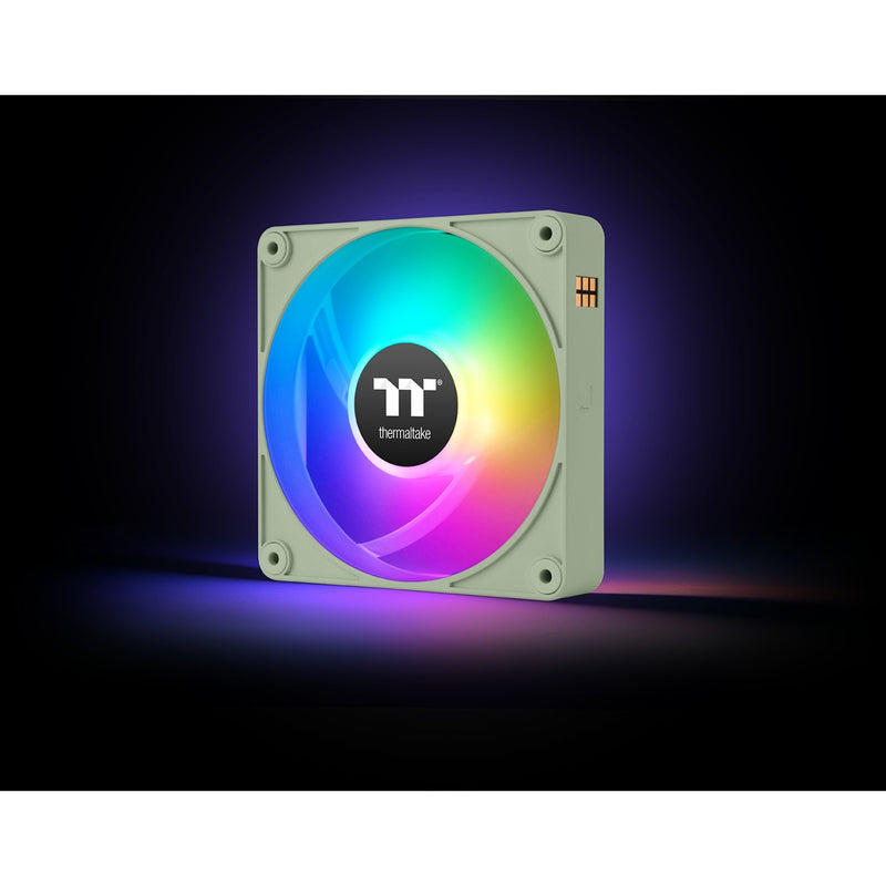 Load image into Gallery viewer, Thermaltake ct120 ex reverse argb sync pc cooling fan matcha green (3-fan pack) case fans (lichtgroen, 3 stuks, 120 x 120 x 25 mm, pwm)