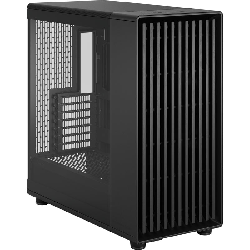 Afbeelding laden in galerijviewer, Fractal design north xl momentum edition midi tower behuizing (zwart houtkleur | 2x usb-a | 1x usb-c | tempered glass)