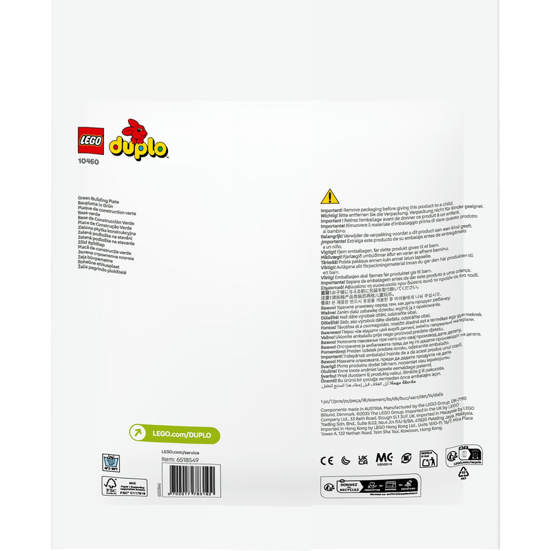 Load image into Gallery viewer, Lego duplo classic 10460 groene bouwplaat
