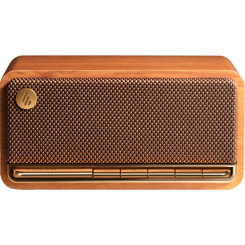 Load image into Gallery viewer, Edifier mp230 retro bluetooth speaker luidspreker (houtkleur, bluetooth, microsd, aux, usb-c)