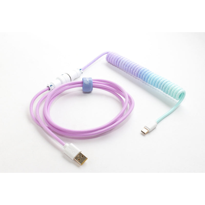 Load image into Gallery viewer, Ducky coiled cable v2 - azure kabel
