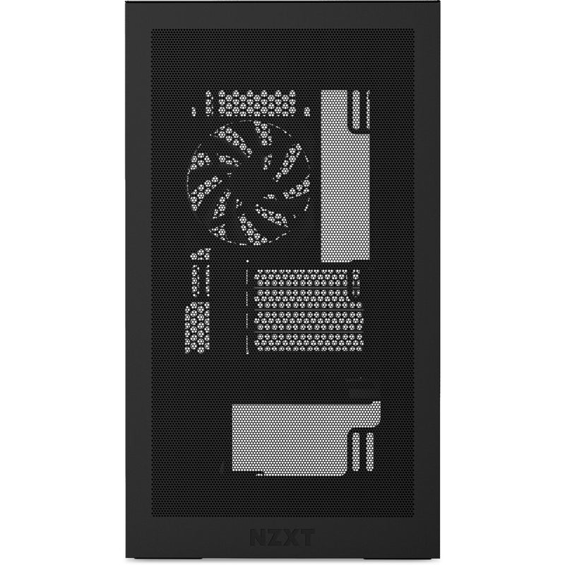 Load image into Gallery viewer, Nzxt h3 flow midi tower behuizing (zwart (mat) | 1x usb-a | 1x usb-c | tempered glass)