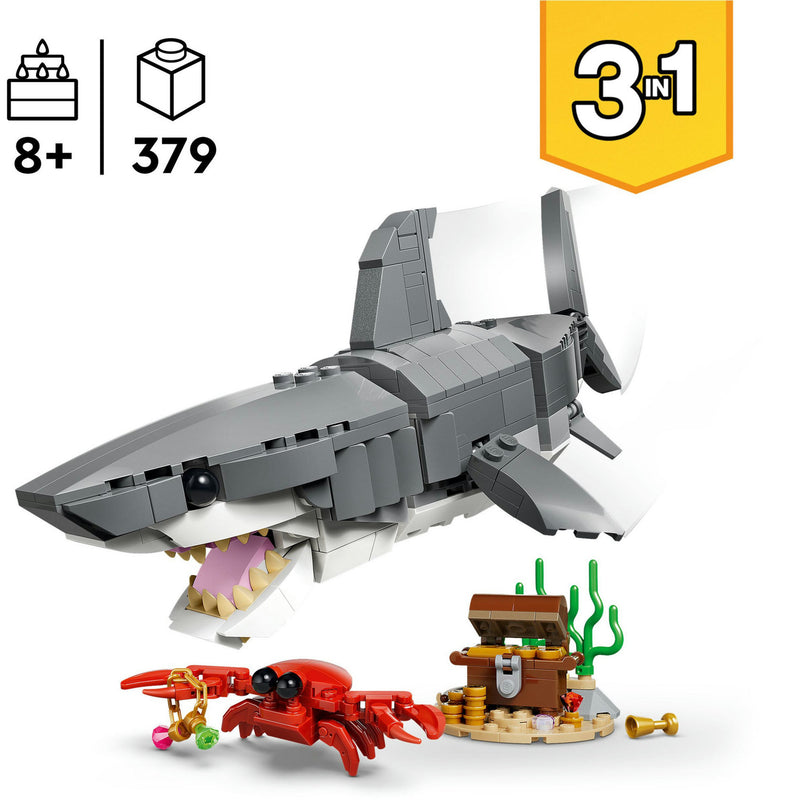 Load image into Gallery viewer, Lego woeste haai met schatkist constructiespeelgoed (31381)