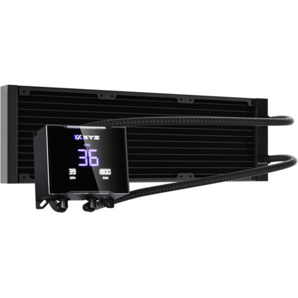 Afbeelding laden in galerijviewer, Xyz pc gear hydrotemp aio 360 waterkoeling (zwart, argb, pwm)