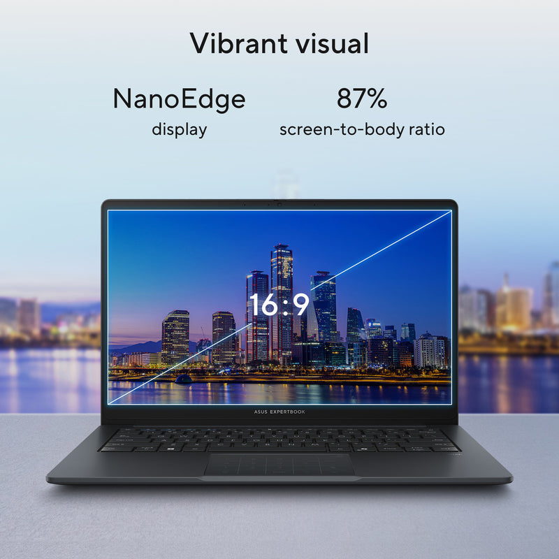 Load image into Gallery viewer, Asus expertbook b1 b1403cva-s63755x 14 copilot+ laptop (grijs | core i7-13620h | uhd graphics | 32 gb | 1 tb ssd)