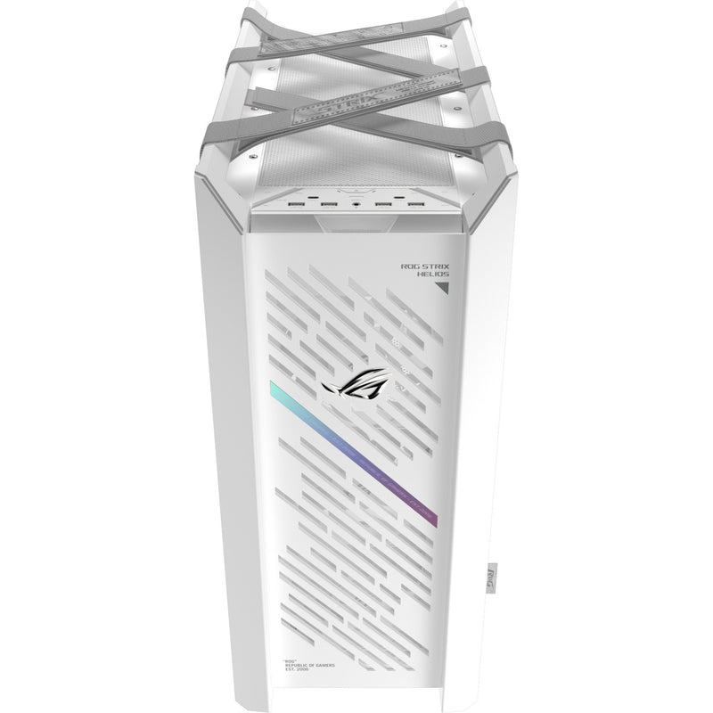 Load image into Gallery viewer, Asus rog strix helios ii gx601s midi tower behuizing (wit | 4x usb-a | 2x usb-c | rgb | tempered glass)