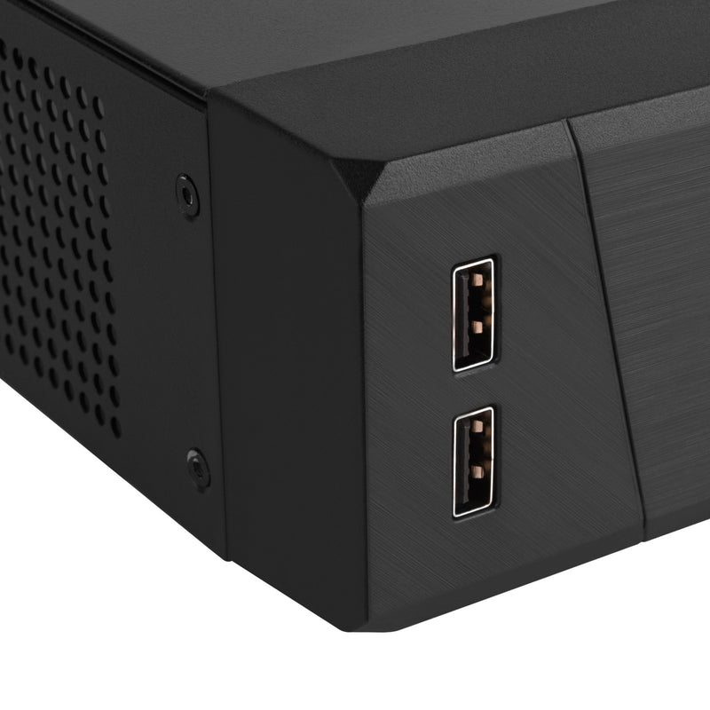 Afbeelding laden in galerijviewer, Silverstone sst-ml10b htpc behuizing (zwart | 2x usb-a)