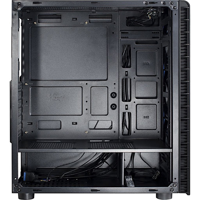 Load image into Gallery viewer, Inter-tech cxc2 midi tower behuizing (zwart | 3x usb-a | window)