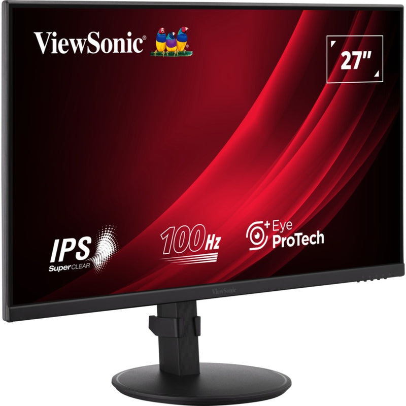 Load image into Gallery viewer, Viewsonic vg2708a 27 monitor (zwart, 1x hdmi, 1x displayport, usb-c, usb-a, sound, 100 hz)