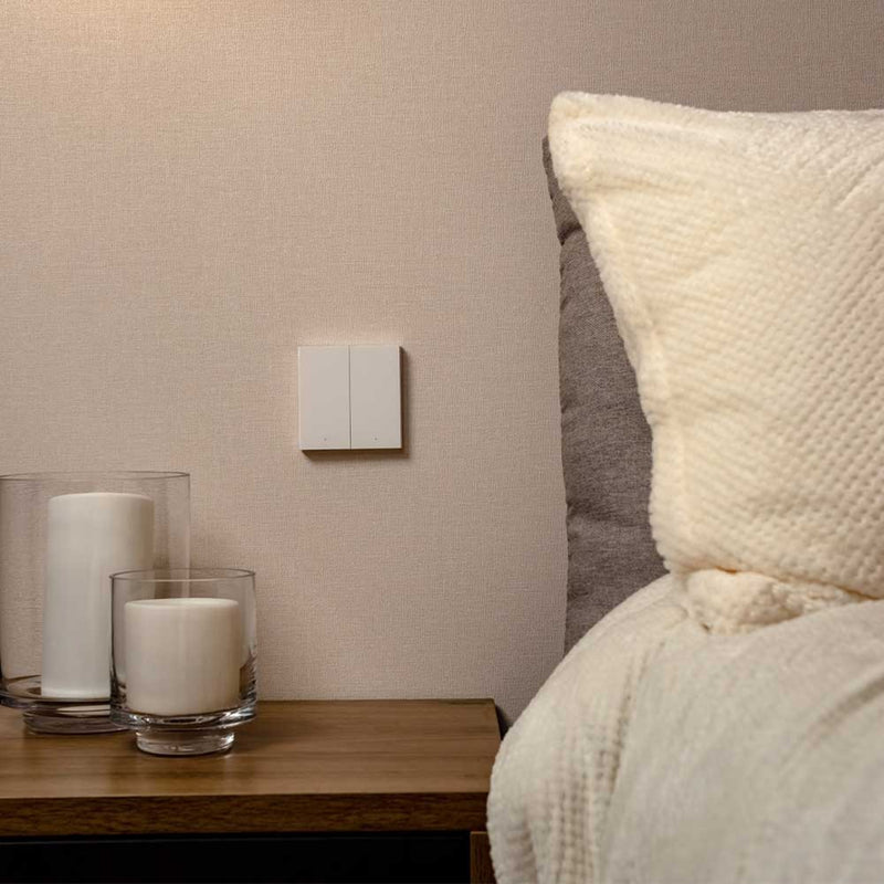 Load image into Gallery viewer, Aqara smart wall switch h1 dubbele schakelaar (antraciet, zigbee 3.0, neutraaldraad vereist)